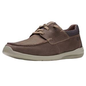 Clarks Brown Taupe  Gorwin Moc Sneaker Loafer Size 10.5